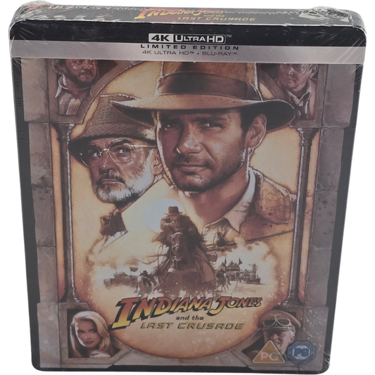 Indiana Jones et La Dernière Croisade:Steelbook 4K Ultra HD + Blu-ray Ltd édit B
