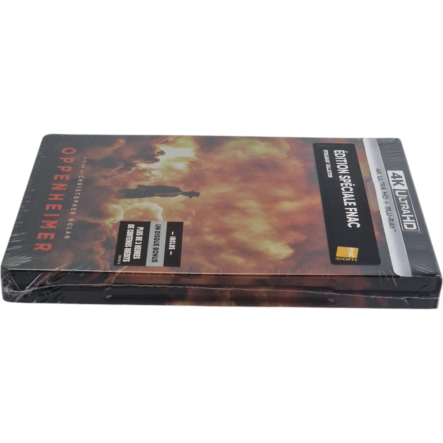 Oppenheimer Steelbook Embossé Blu-ray 4K Ultra HD+ Blu-ray édition Éxlusif Fnac B