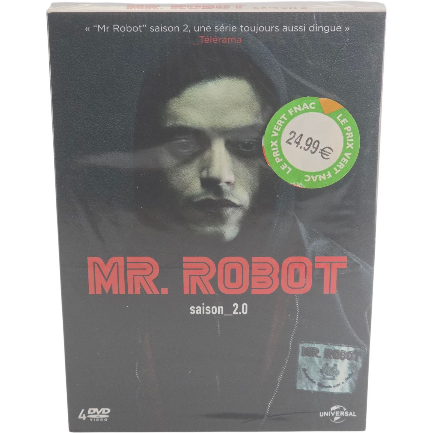 Mr. Robot Saison 2 (2016) Édition 4 DVD Rami Malek, Christian Slater Zone 2