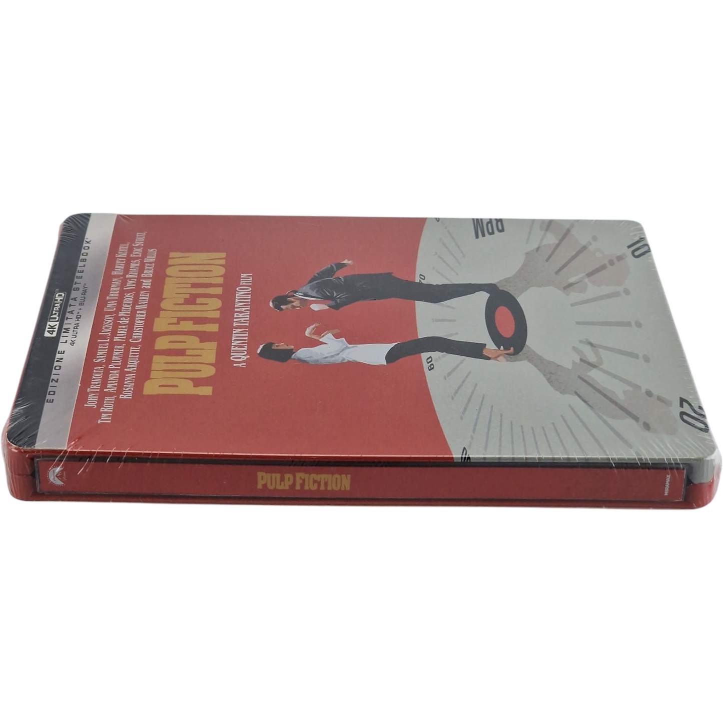 Pulp Fiction SteelBook 4K Ultra HD +Blu-ray éd limité Tarantino Travolta [-18] B