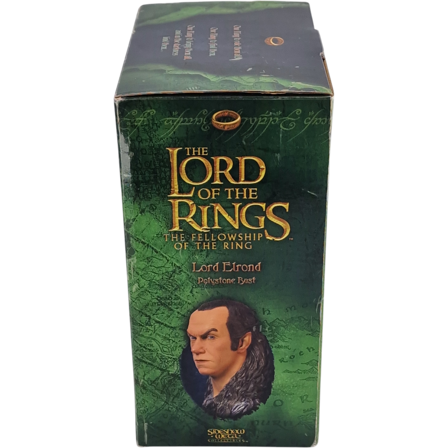 Seigneur des Anneaux Buste Resine Lord Elrond Sideshow Weta 3000 Ex Polystone 1/4