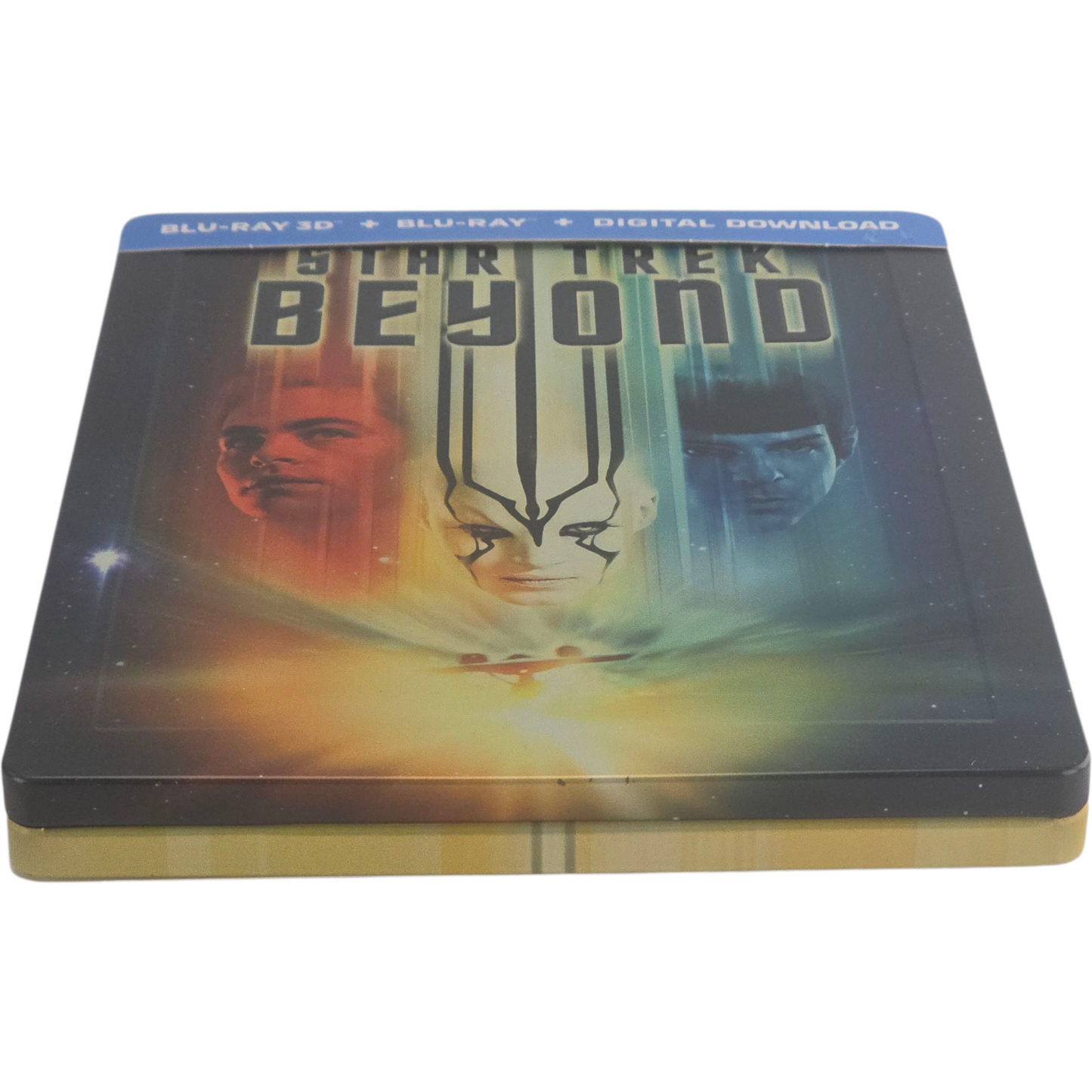 Star Trek Beyond Steelbook Débossé Blu-ray 3D + Blu-ray Chris Pine, Zone B