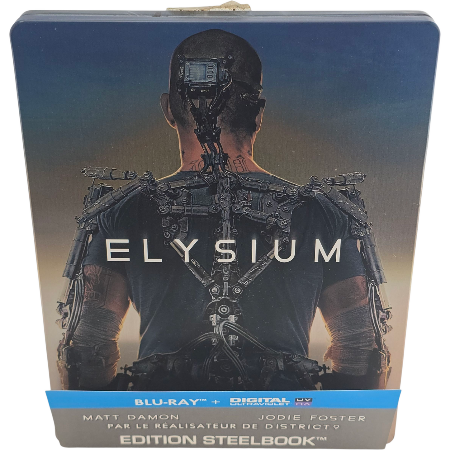 Elysium Blu-ray Steelbook Édition Limitée Matt Damon, Jodie Foster B