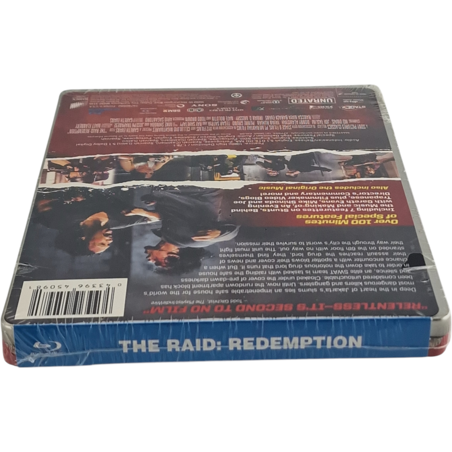 The Raid: Redemption Blu-ray Steelbook  Gareth Evans Serbuan maut  2011  Zone A
