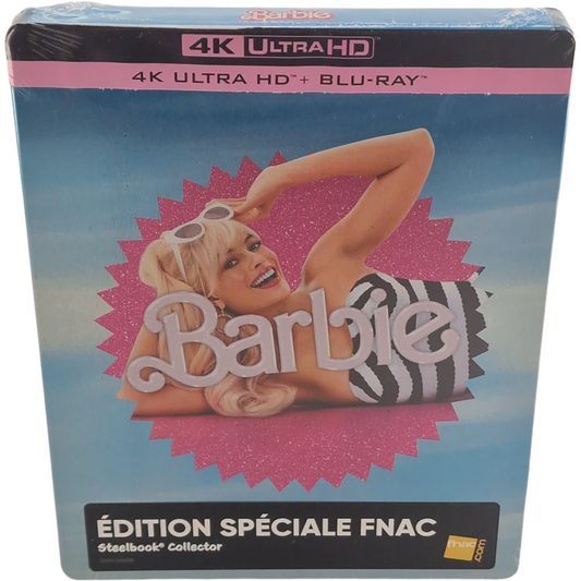 Barbie 4K Ultra HD + Blu-ray Steelbook Margot Robbie, Ryan Gosling, ZoneB