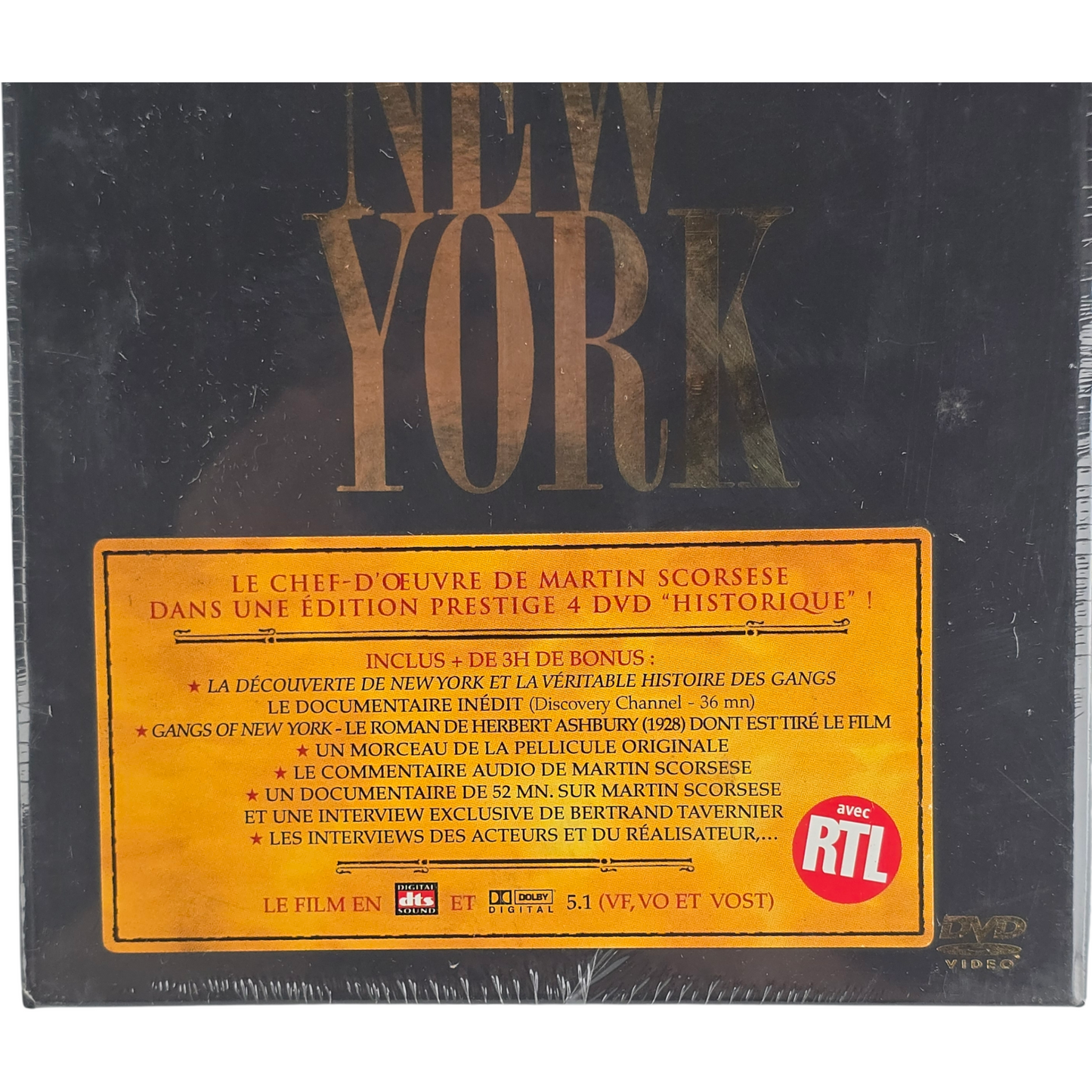 Gangs of New York  4 X DVD  Édition Édition Prestige Collector Limitée Zone 2