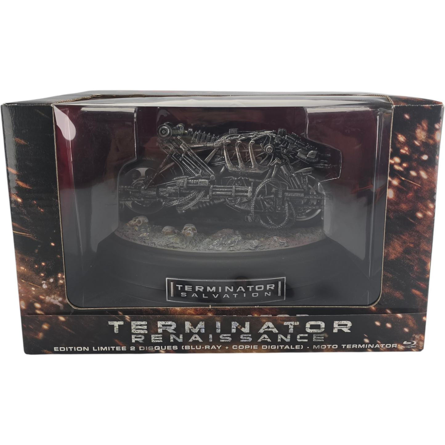 Terminator : Renaissance Blu-ray +DVD Coffret avec moto Collector  Zone B