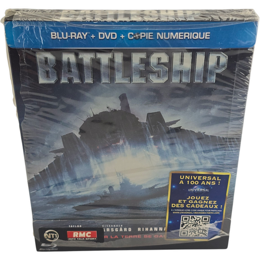 Battleship SteelBook Blu-ray + DVD Universal 100 ans Zone B VF Liam Neeson