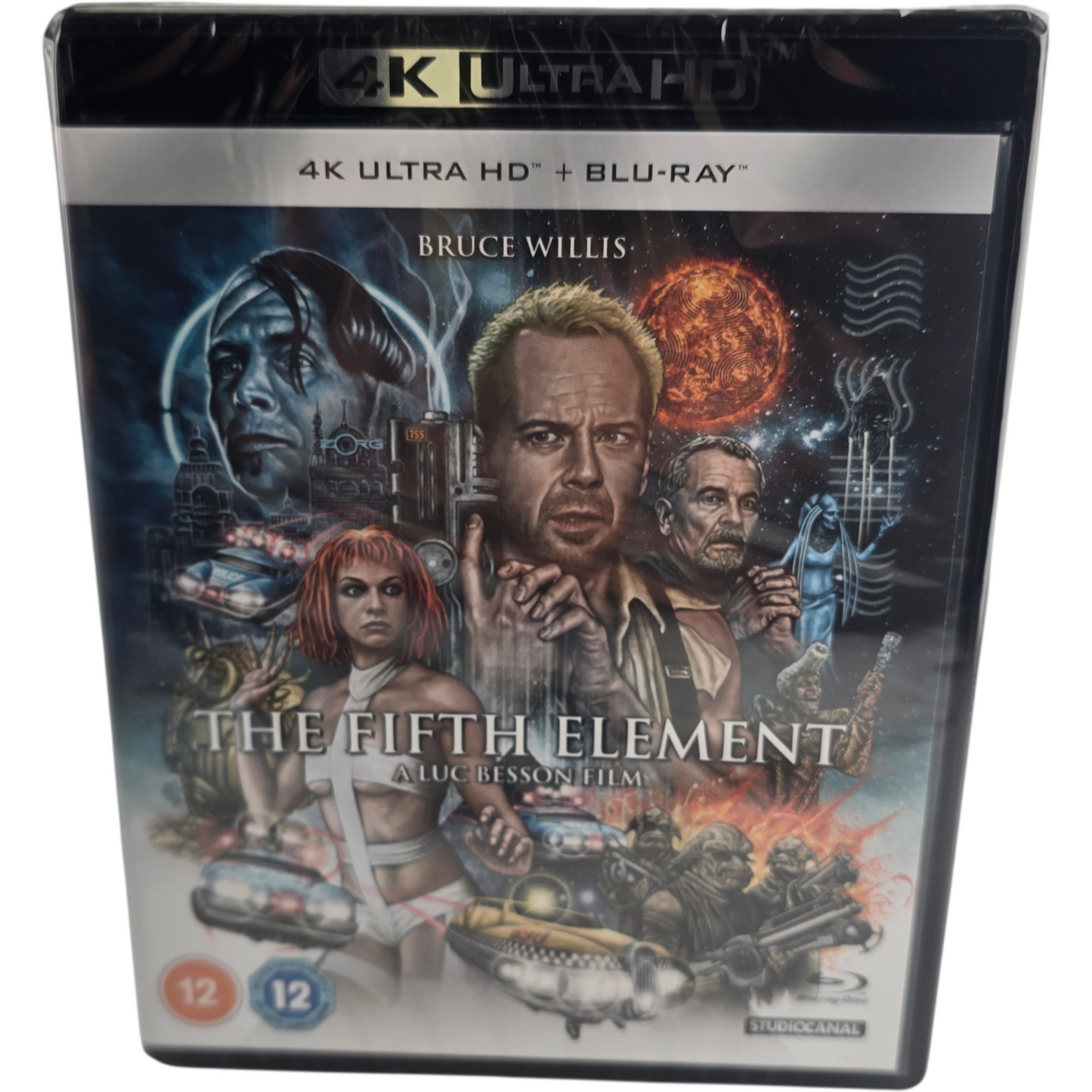 The Fifth Element 4K Ultra HD + Blu-ray + [étuit] Bruce Willis,  Zone B