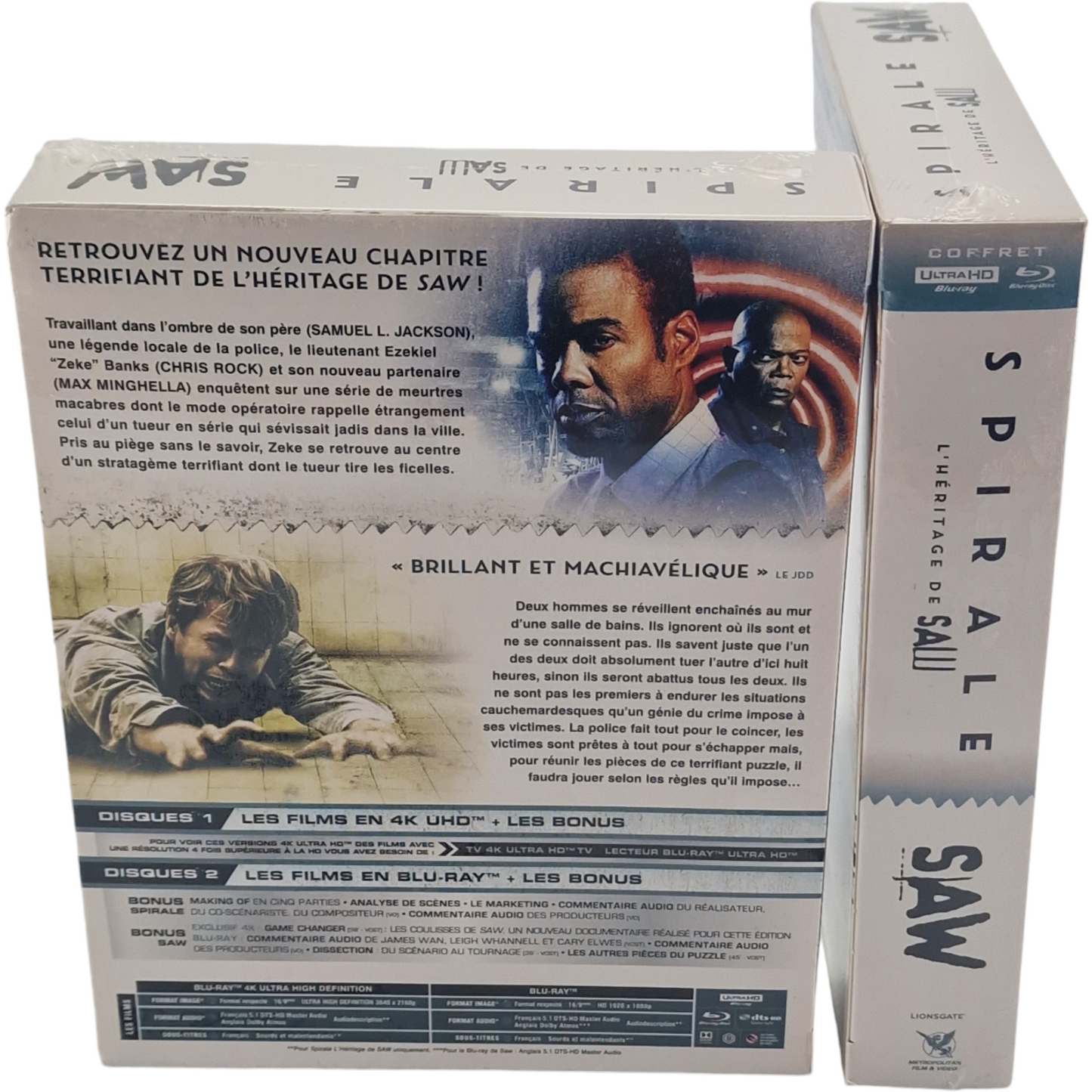 Spirale : l'héritage de Saw + Saw -4K Ultra HD +Blu-ray SteelBook Édition B[-18] Zone