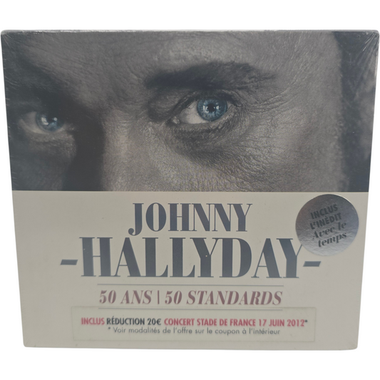 Johnny Hallyday 50 Ans 50 Standards Coffret 3 CD Best Of Hits Rock Français