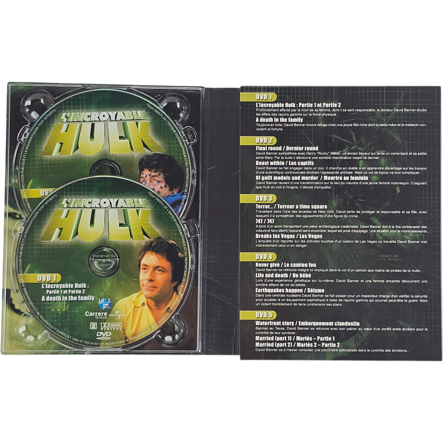 l'incroyable Hulk-Saison 5 DVD Bill Bixby, Lou Ferrigno  Zone 2
