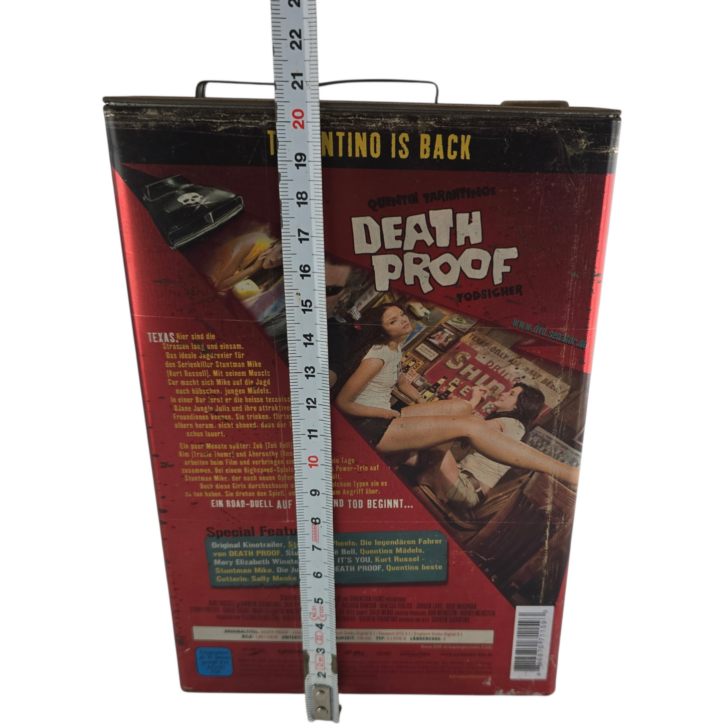 Death Proof DVD SteelBook jerrican Metal Box Collector's Quentin Tarantino[-18]Z 1