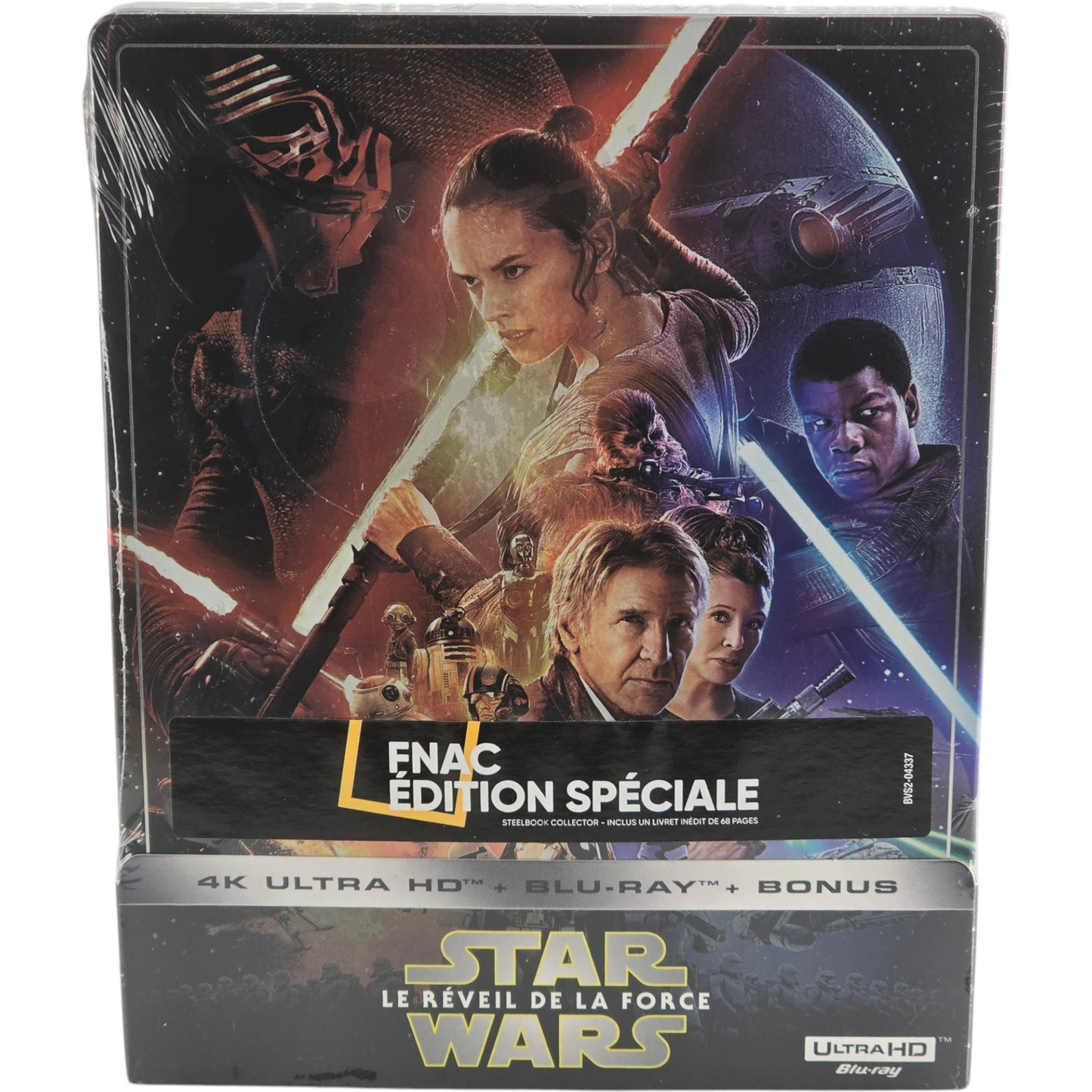 Star Wars: Episode VII -The Force Awakens 4K HD + Blu-ray SteelBook Fnac Zone B