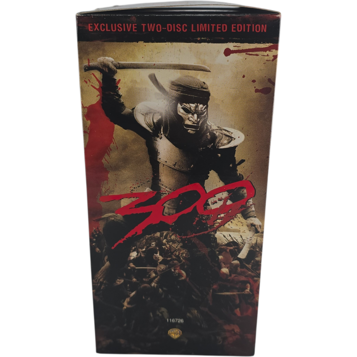 300 DVD Collector's Boîtier Collector avec figurine/masque spartiate Zone A