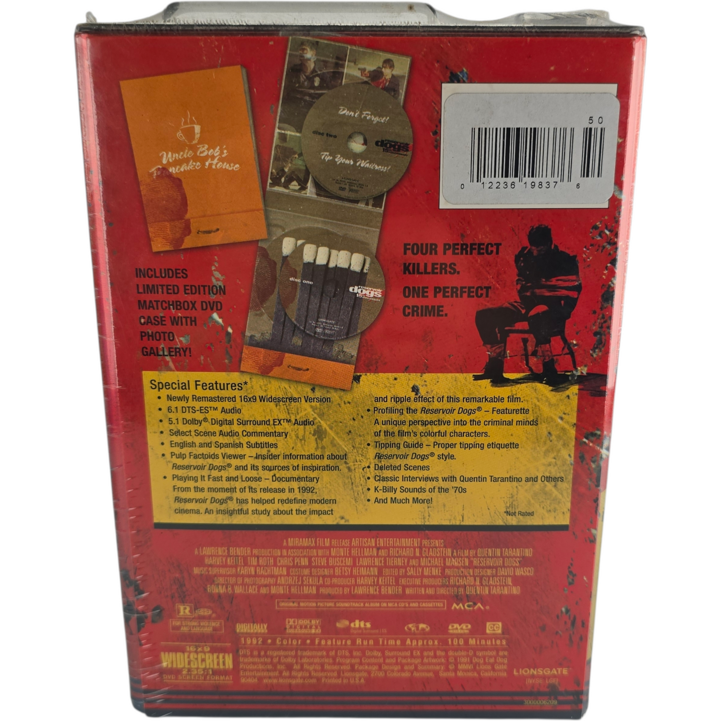 Reservoir Dogs DVD SteelBook jerrican Metal Box Collector's Quentin Tarantino[-18]Z 1