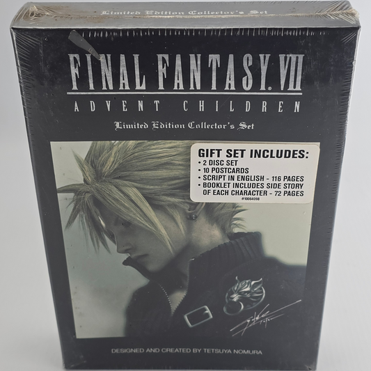 Final Fantasy VII: Advent Children DVD Limited Edition Collector's Set  Zone 1