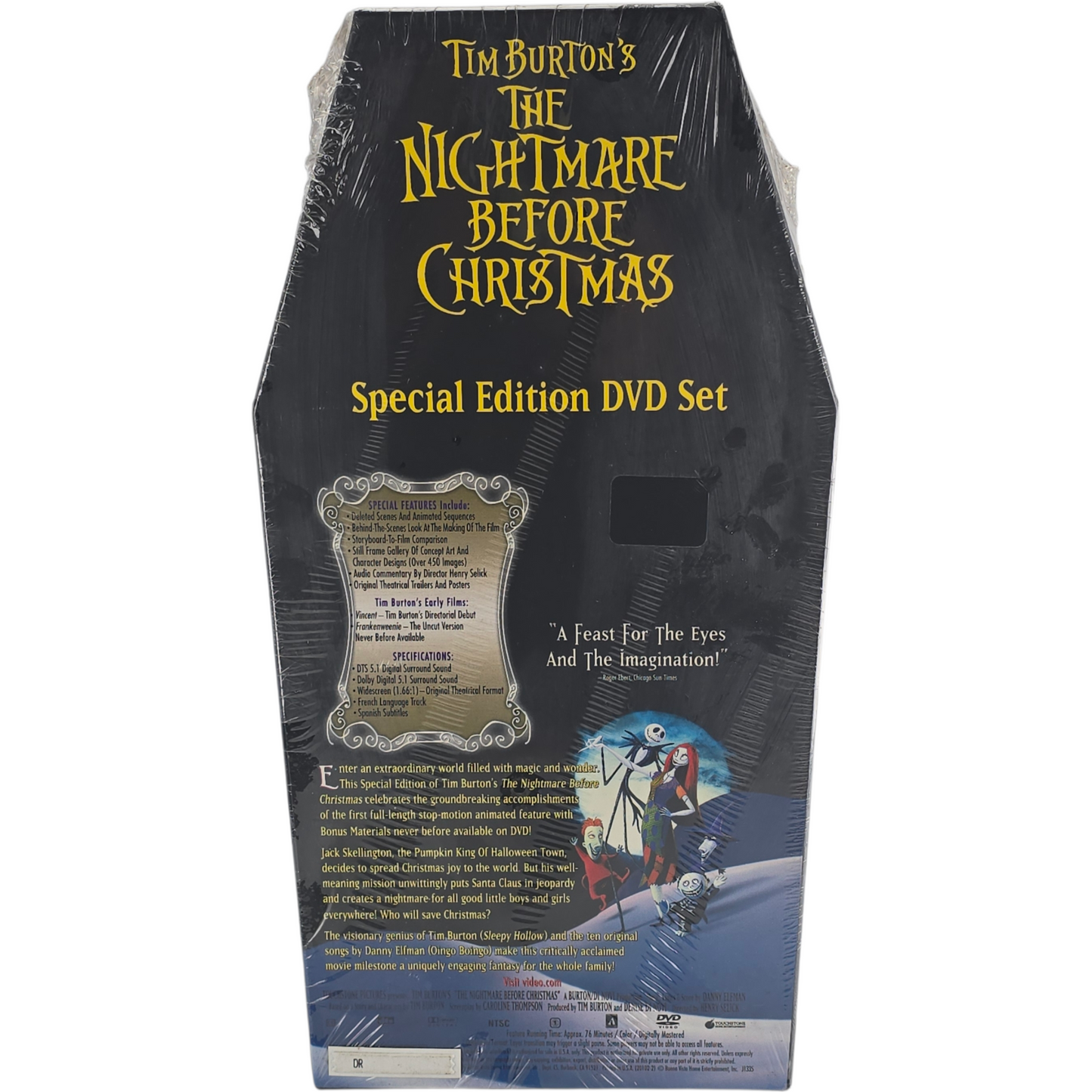 The Nightmare Before Christmas  DVD Set Edt Collector's Limited  Zone 1 Disney