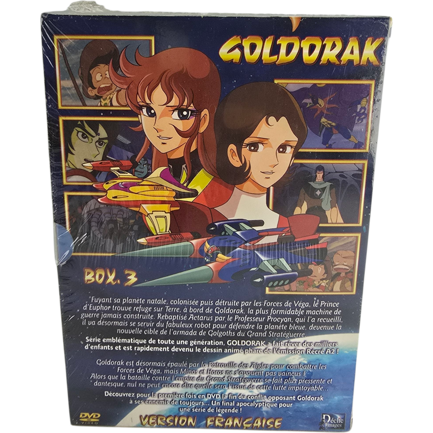 Goldorak 5 DVD  Box 3 (Épisodes 55 à 74) 1975   Actarus, Alcor, Vénusia  Zone B