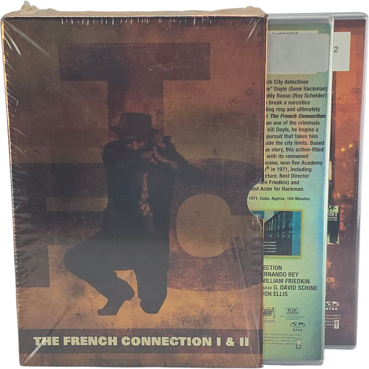 The French Connection I & II DVD 2 Films Gene Hackman Zone 1