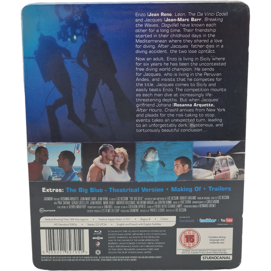 Le Grand Bleu (1988) – SteelBook Blu-ray – Zone B – vue 3
