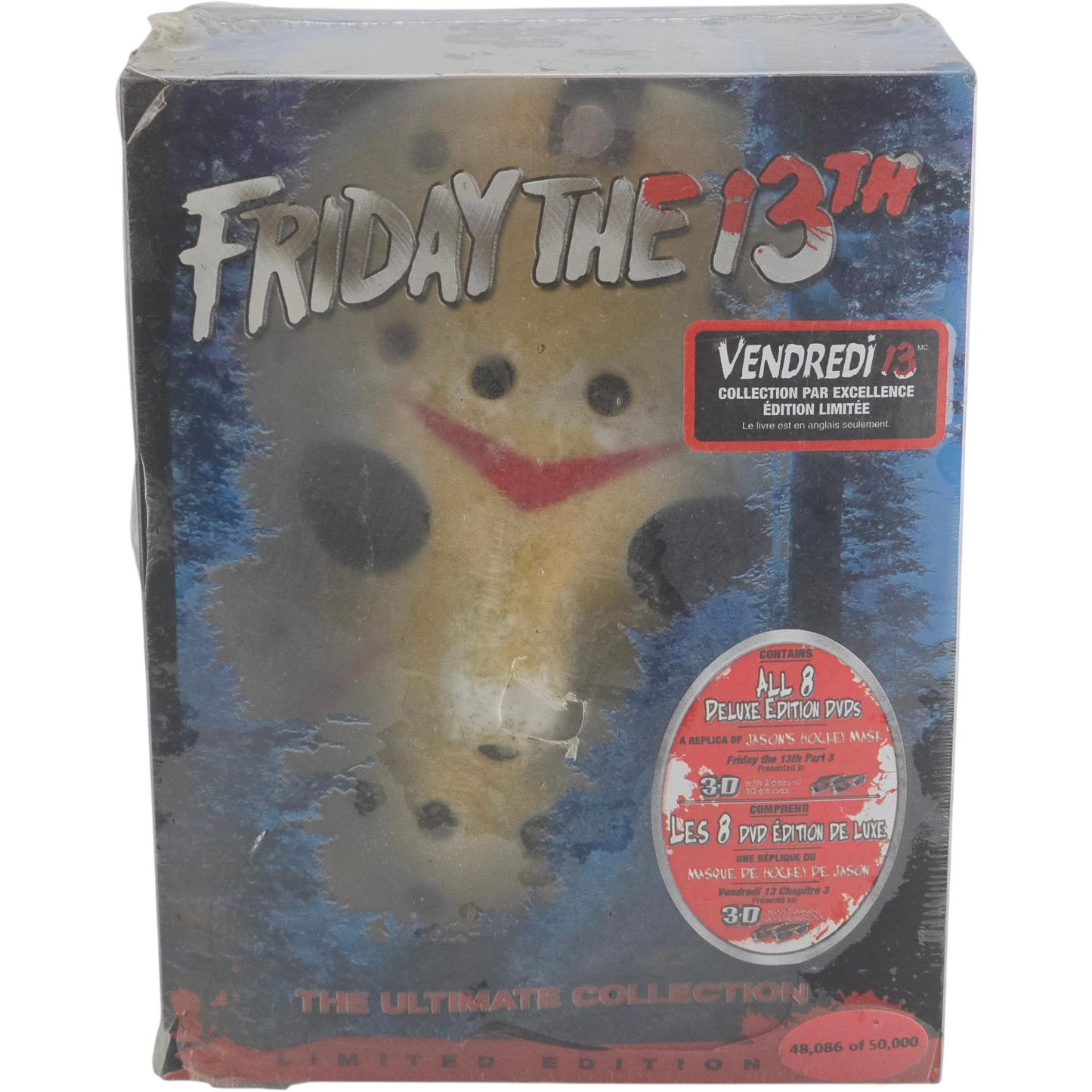 Friday The 13th Ultimate Collection Ltd Edt 8 DVD + Mask Collector's Zone 1[-18]