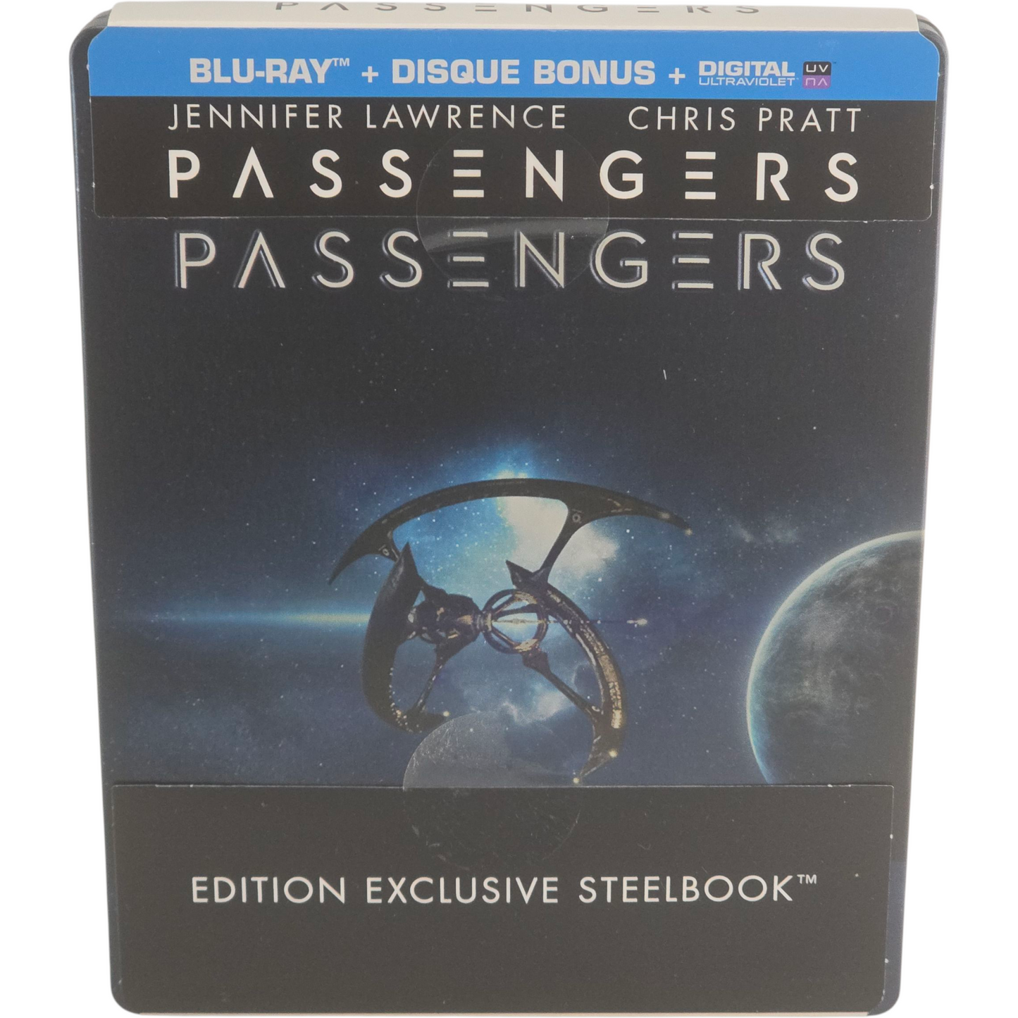 Passengers Blu-ray Steelbook Débossé Édt Ltd Jennifer Lawrence,Chris Pratt B