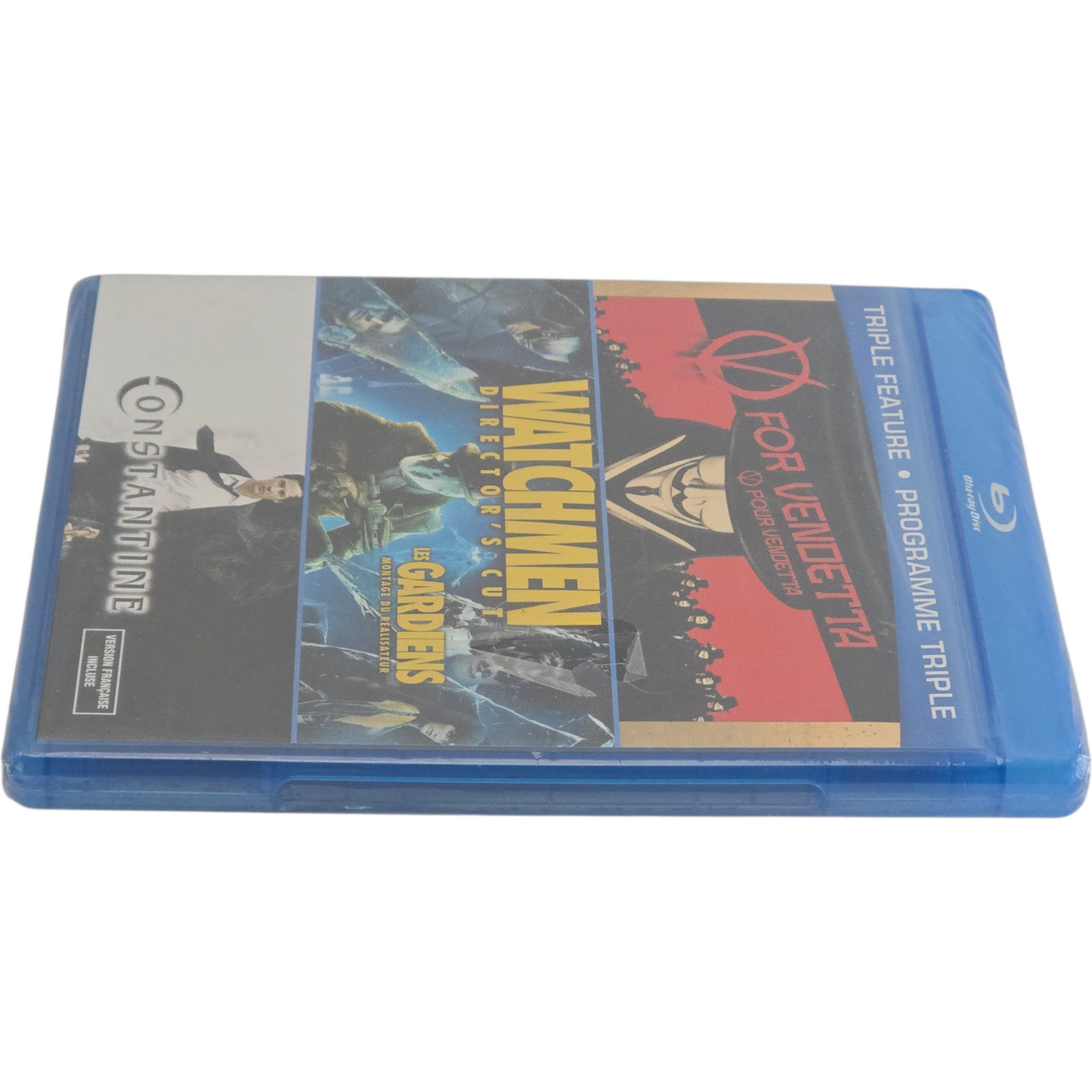 V for Vendetta + Watchmen + Constantine Blu-ra Warner Triple Feature Zone A