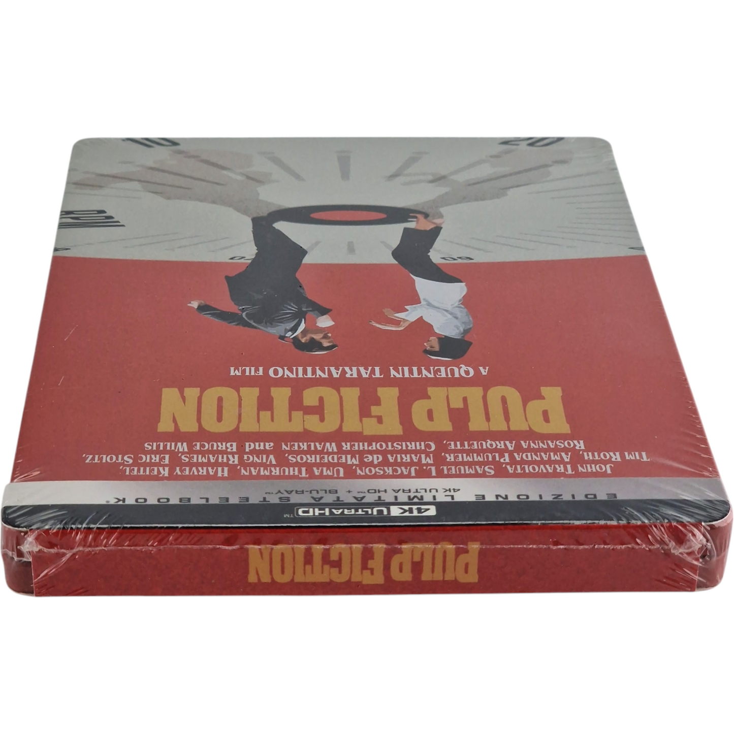 Pulp Fiction SteelBook 4K Ultra HD +Blu-ray éd limité Tarantino Travolta [-18] B