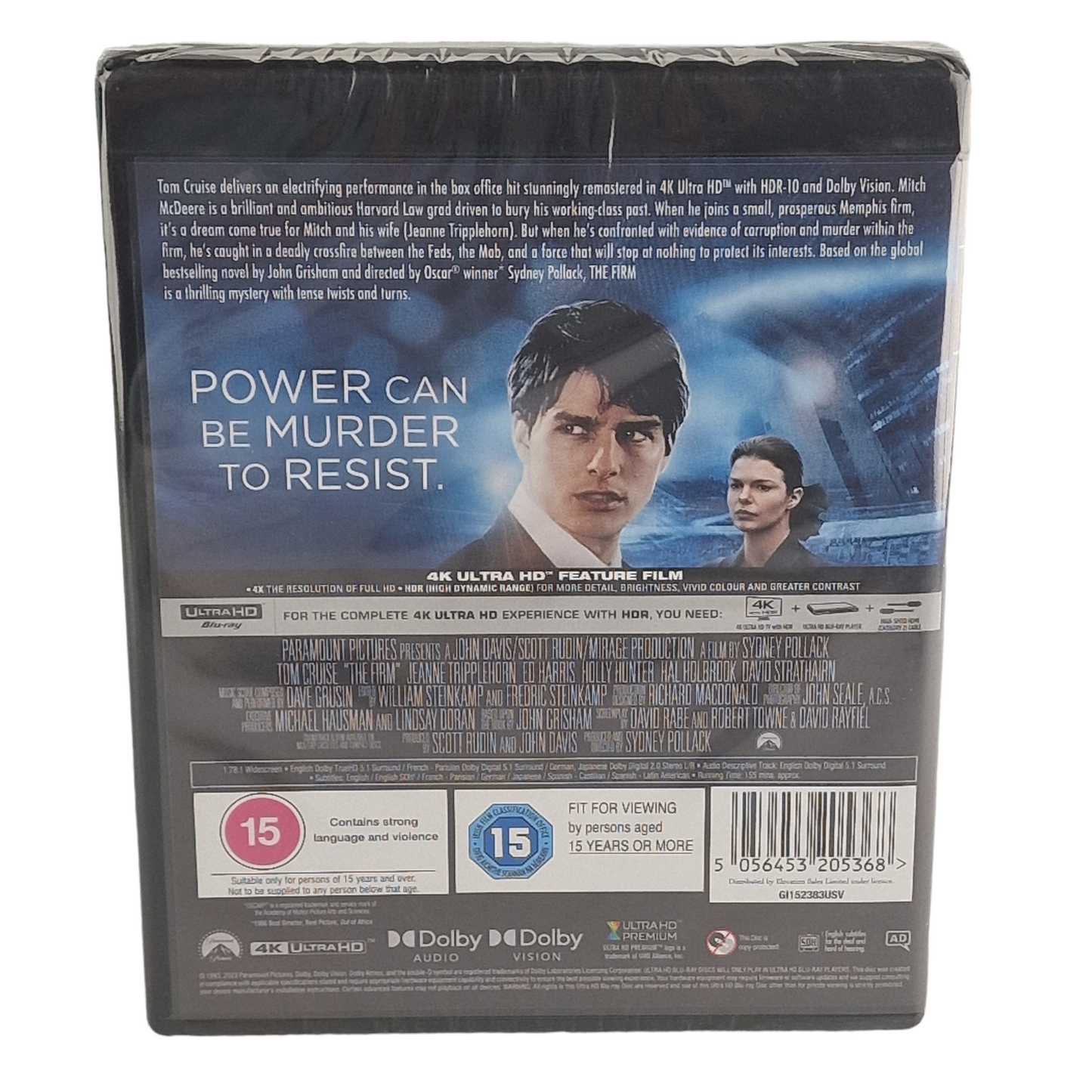 La Firm 4K Ultra HD  1993  Tom Cruise  Sydney Pollack  2023 Zone Libre
