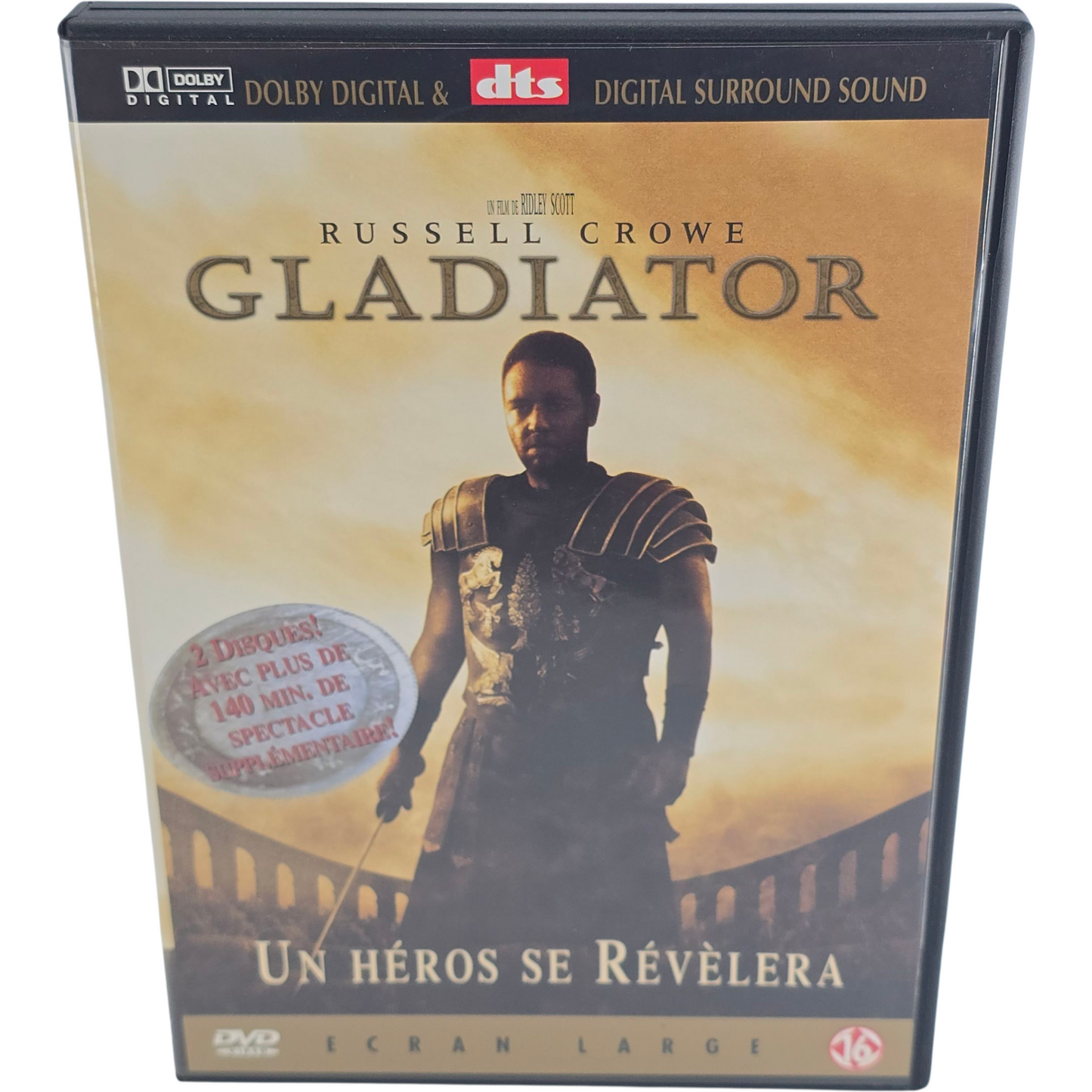 Gladiator DVD Version longue e Ridley Scott  Russell Crowe Zone 2