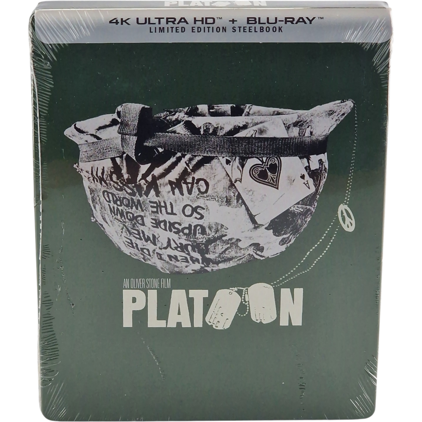 Platoon 1986 SteelBook 4K Ultra HD + Blu-ray 2024 Oliver Stone Zone A [-18]