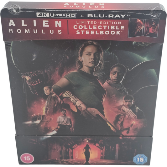 Alien: Romulus Steelbook 4K Ultra HD + Blu-Ray Édition Collector 2024 Zone B