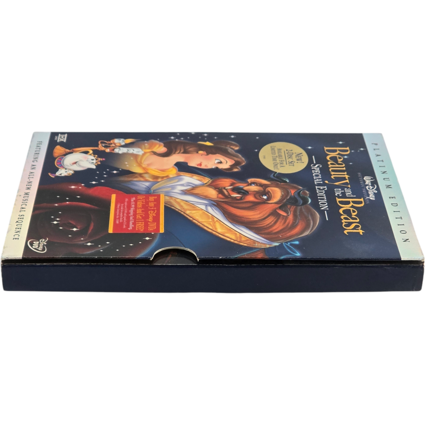 La Belle et la Bête 2 X DVD Walt Disney Édit platine VF 2002  US Import Zone 1