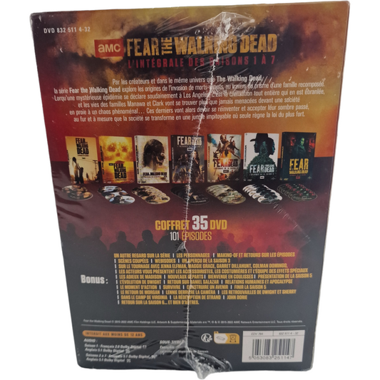 Fear The Walking Dead-L'intégrale des Saisons 1 à 7 Coffret 34 DVD Zone 2