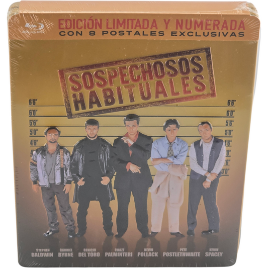 The Usual Suspects Steelbook Débossé Blu-ray Futurepak ltd 1500 EX numérotéé  B