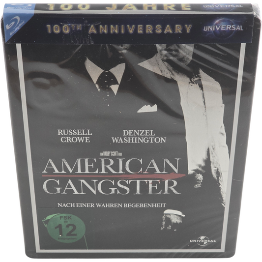 American Gangster Blu-ray Steelbook Universal 100e anniv Ridley Scott  B [-18]