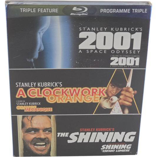 2001: A Space Odyssey+ A Clockwork Orange+The Shining Blu-ray Zone A Triple Feature