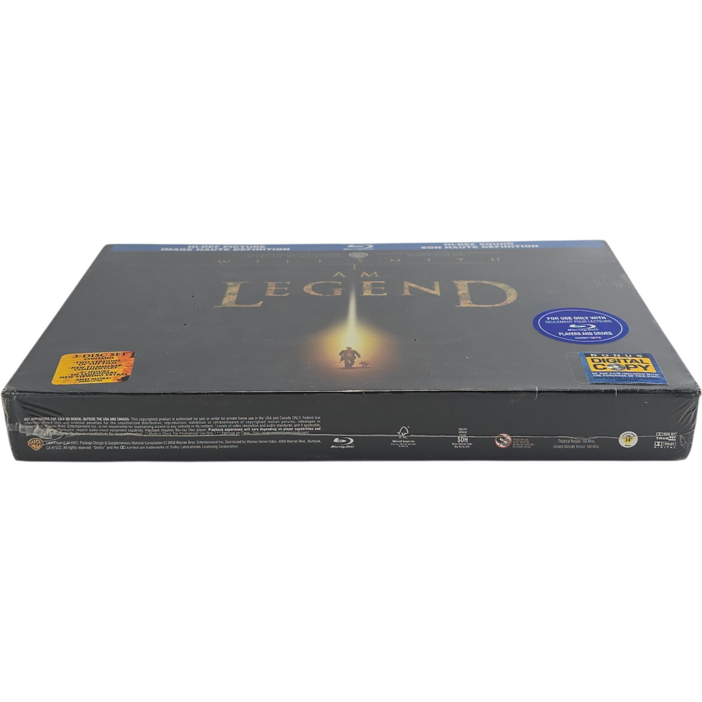 I Am Legend Blu-ray Coffret Ultimate Collector's Edt  Sketch Book Zone A