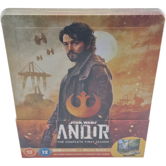 Andor: Saison 1 Complètes SteelBook Embossé 4K Ultra HD + Blu-ray Disney Zone B