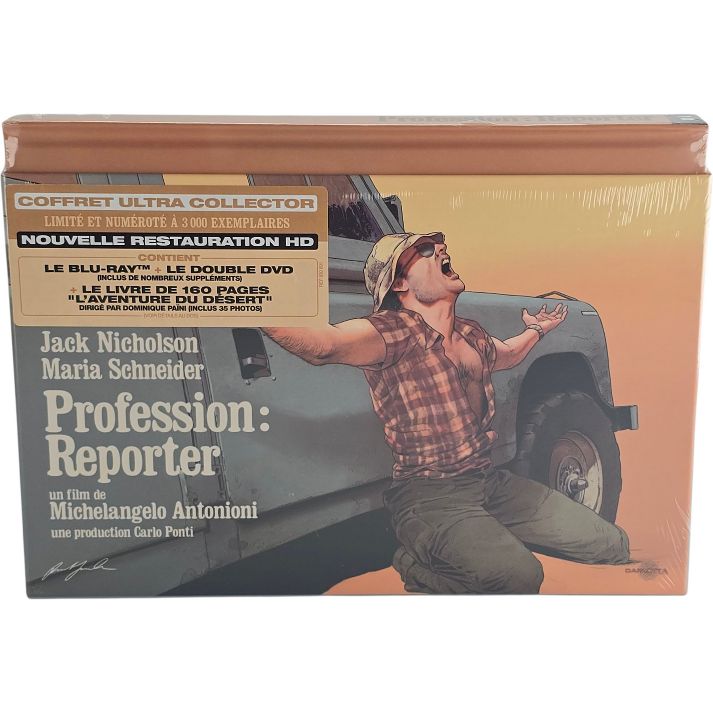Profession Reporter Jack Nicholson, Ultra Collector  Blu-ray + DVD + Livre Zone B