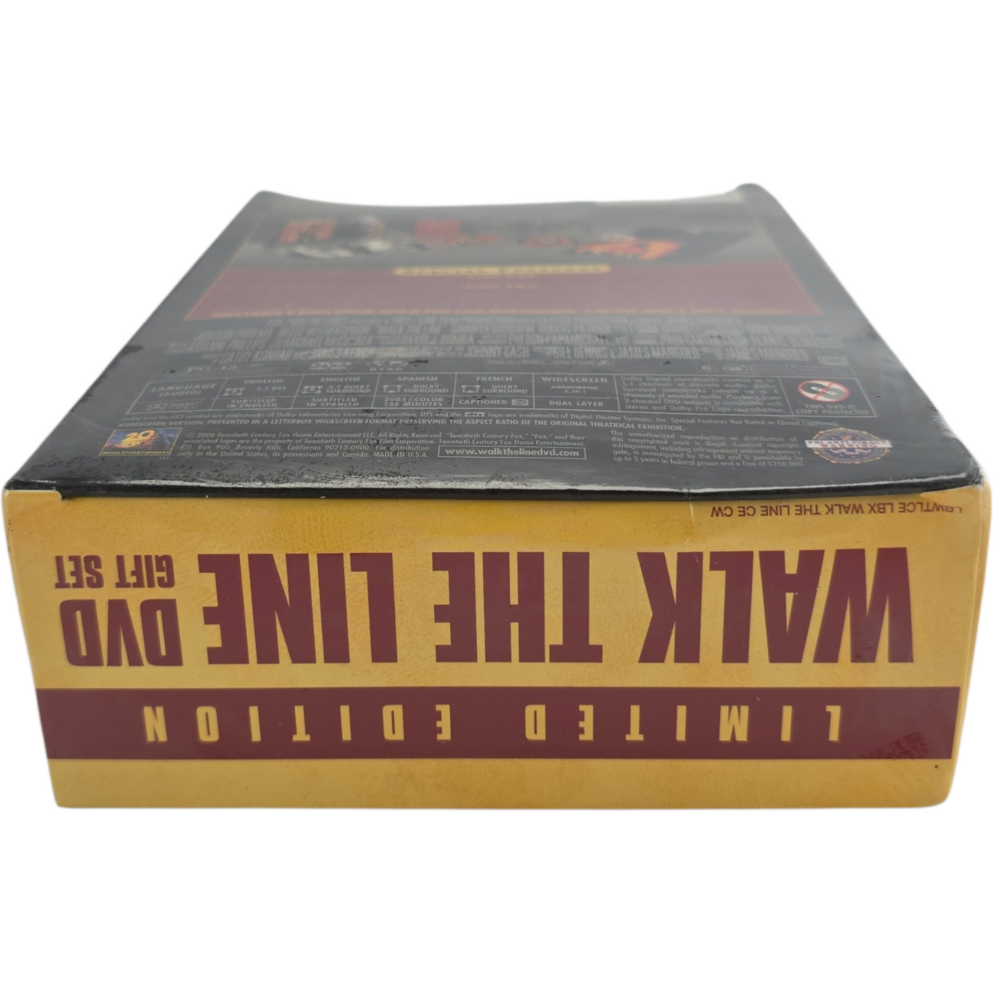 Walk The Line DVD + T-shirt+ ceinture Édt Collector Ltd Joaquin Phoenix Zone A