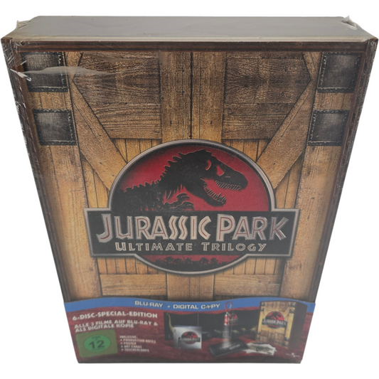 Jurassic Park Ultimate Trilogy Blu-ray  Ltd Edition boîte bois Collector Zone B
