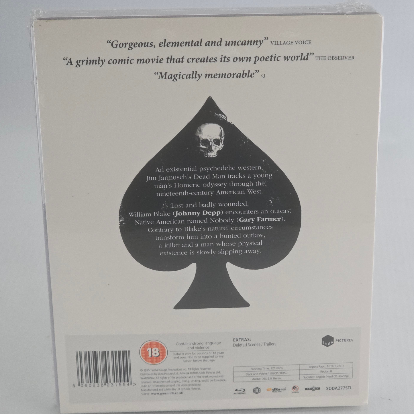 Dead Man SteelBook Blu-ray Zavvi Ltd  2000 Ex  Johnny Depp Zone B [-18]