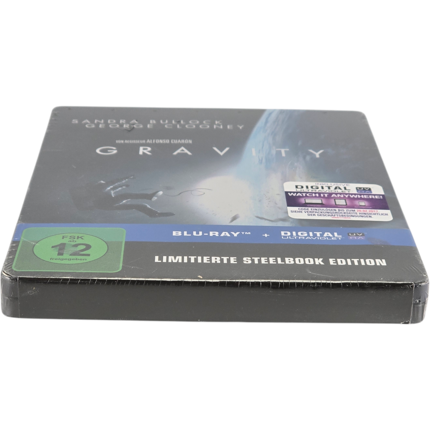 Gravity SteelBook Blu-ray Édition limitée Sandra Bullock, George Clooney Libre