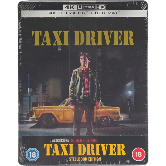 Taxi Driver SteelBook 4K Ultra HD + Blu-ray Robert De Niro Jodie Foster UK