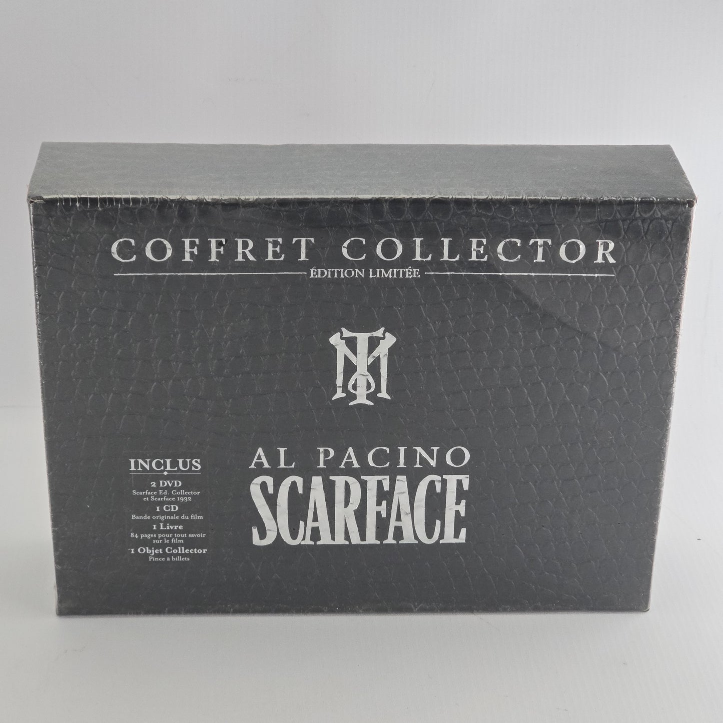 Scarface  Collector Édt Ltd 3 DVD + CD +Livre + Pince à billets métal argenté Z2