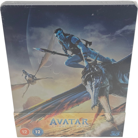 Avatar The Way of Water Blu-ray 3D + Blu-ray Steelbook James Cameron Zone B