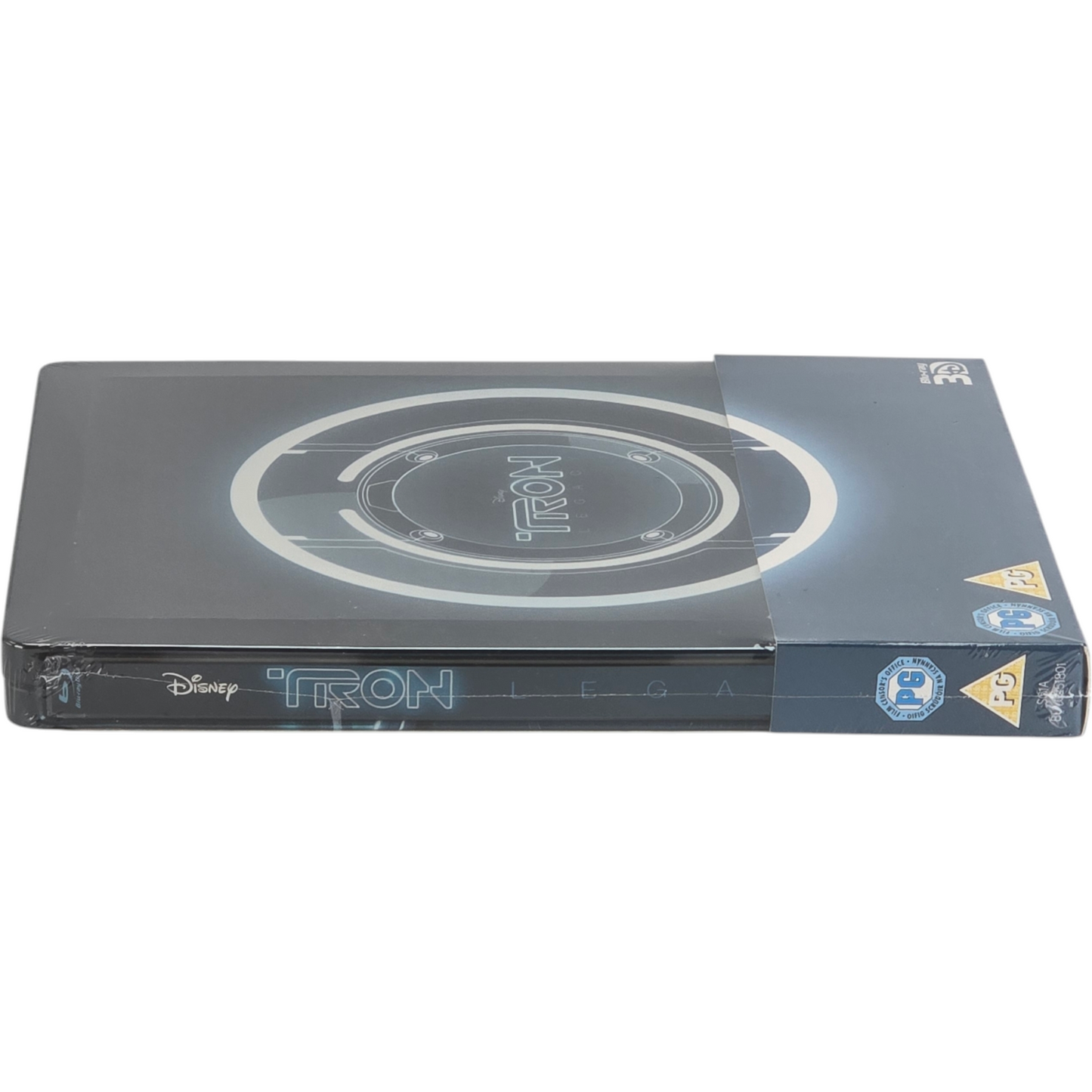 TRON : Legacy Steelbook Débossé Blu-ray 3D + 2D Zavvi Exclusif Édt Ltd Disney B