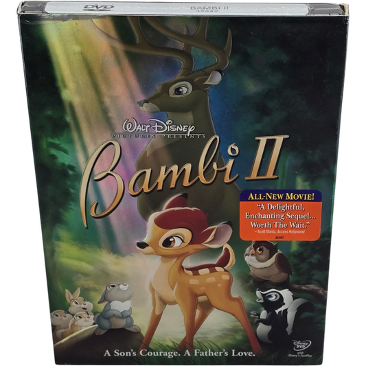 Bambi II  2006 DVD  Walt Disney  Patrick Stewart VF 2006  US Import Zone 1